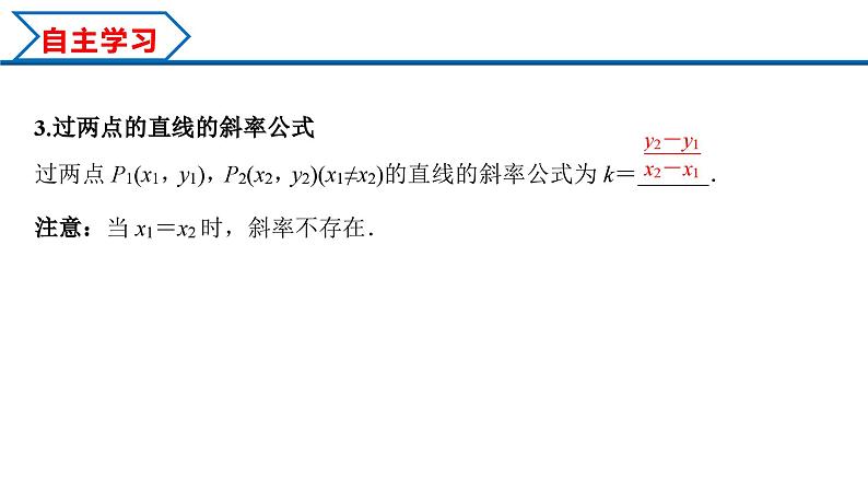 2.1.1 倾斜角与斜率（课件） （人教A版2019选择性必修第一册）07