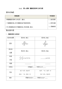 人教A版 (2019)选择性必修 第一册第三章 圆锥曲线的方程3.1 椭圆优质第1课时导学案