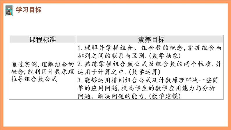 新人教A版数学选择性必修三 6.2.3 组合+6.2.4 组合数 课件+分层练习（基础练+能力练）+学案02