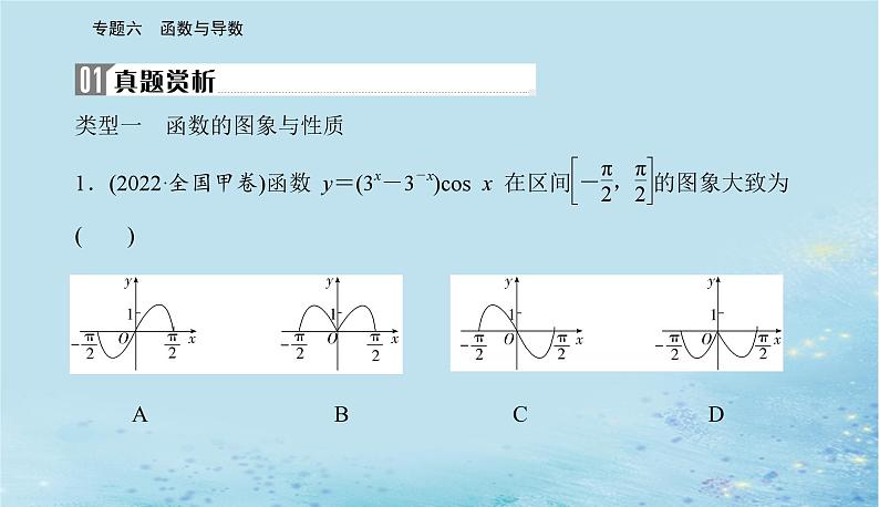 2023高考数学二轮专题复习与测试第一部分专题六微专题1函数的图象与性质课件第2页