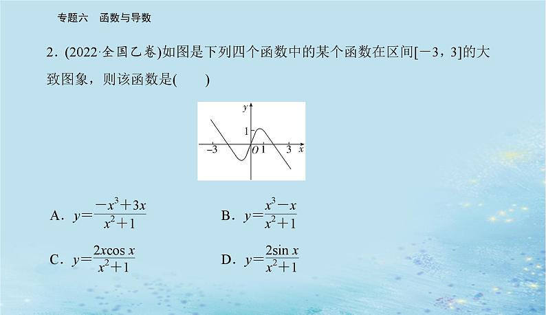 2023高考数学二轮专题复习与测试第一部分专题六微专题1函数的图象与性质课件第4页