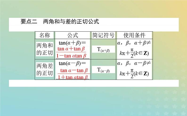 新教材2023版高中数学第四章三角恒等变换2两角和与差的三角函数公式2.2两角和与差的正弦正切公式及其应用课件北师大版必修第二册04