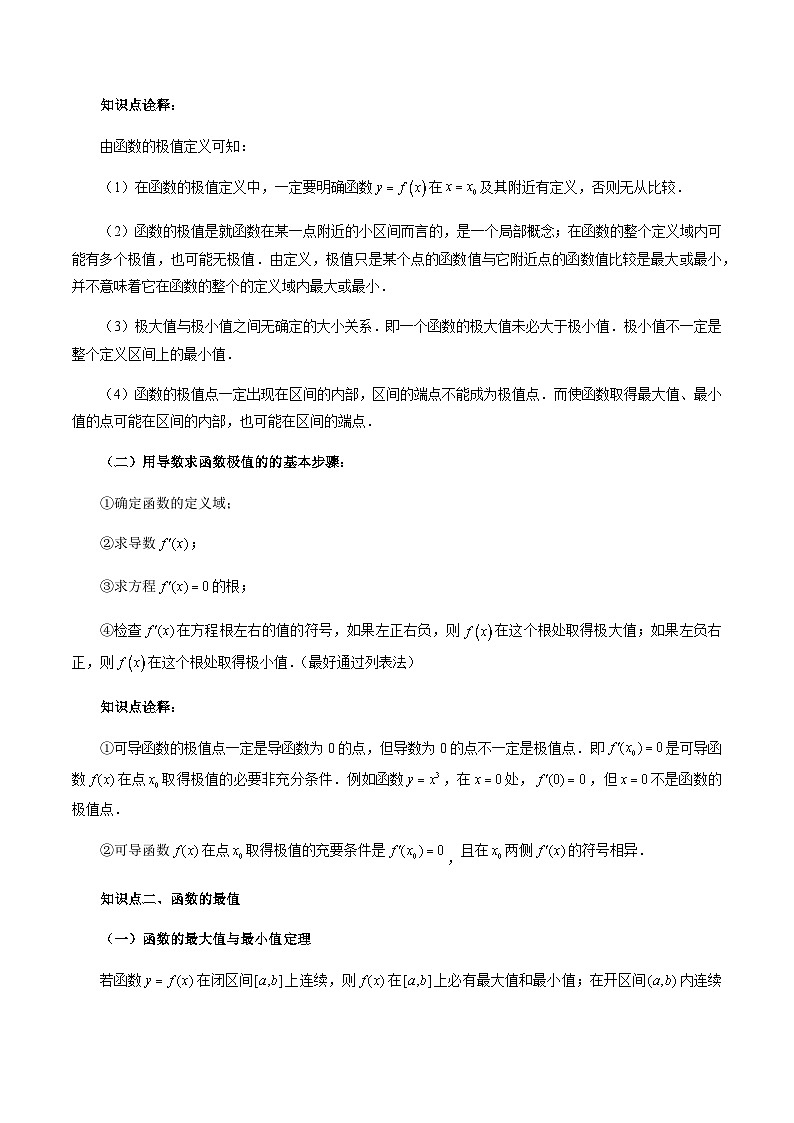 5.3.2 函数的极值与最大 (小) 值（解析版）第2页