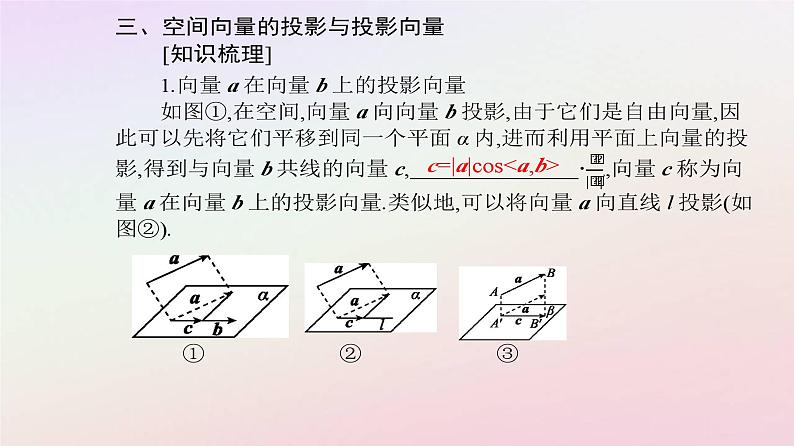 新教材2023高中数学第一章空间向量与立体几何1.1空间向量及其运算1.1.2空间向量的数量积运算课件新人教A版选择性必修第一册第6页