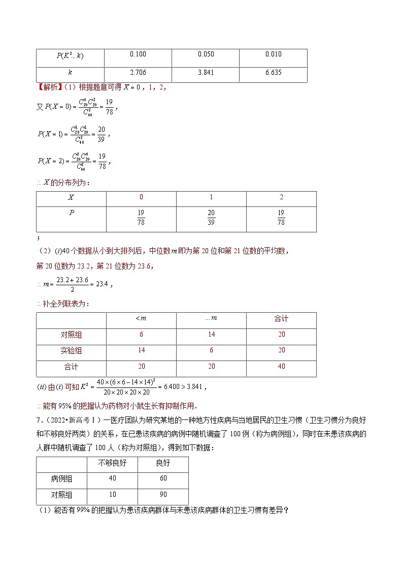 专题15 概率与统计（解答题）（理）（全国通用）（解析版）第3页