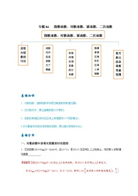 易错点06 指数函数、对数函数、幂函数、二次函数-备战2024年高考数学考试易错题（新高考专用）