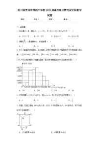 四川省宜宾市第四中学校2023届高考适应性考试文科数学试题（含解析）