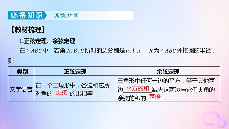 广东专用2024版高考数学大一轮总复习第四章三角函数与解三角形4.6解三角形课件04
