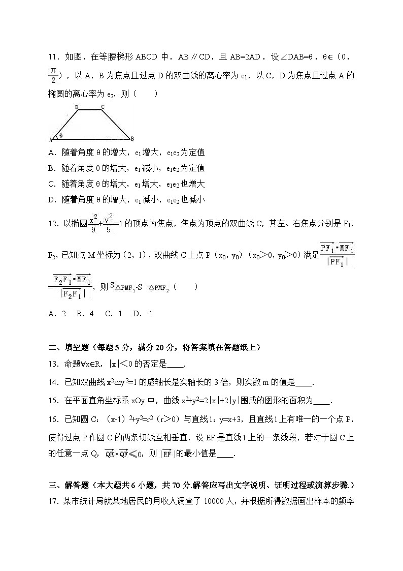 四川省成都七中2016-2017学年高二（上）期末数学试卷（理科）（解析版）第3页