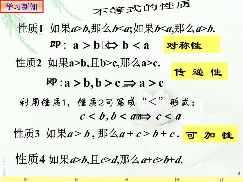 2.1 不等关系与不等式2课件PPT04
