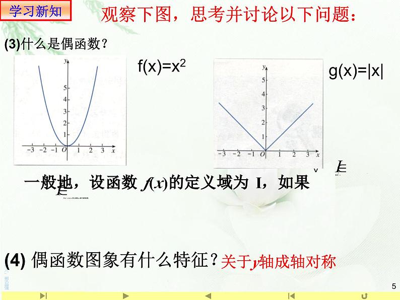 3.2.2 函数的奇偶性(1)课件PPT第5页