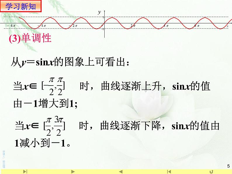 5.4.2正弦函数、余弦函数的性质2课件PPT05
