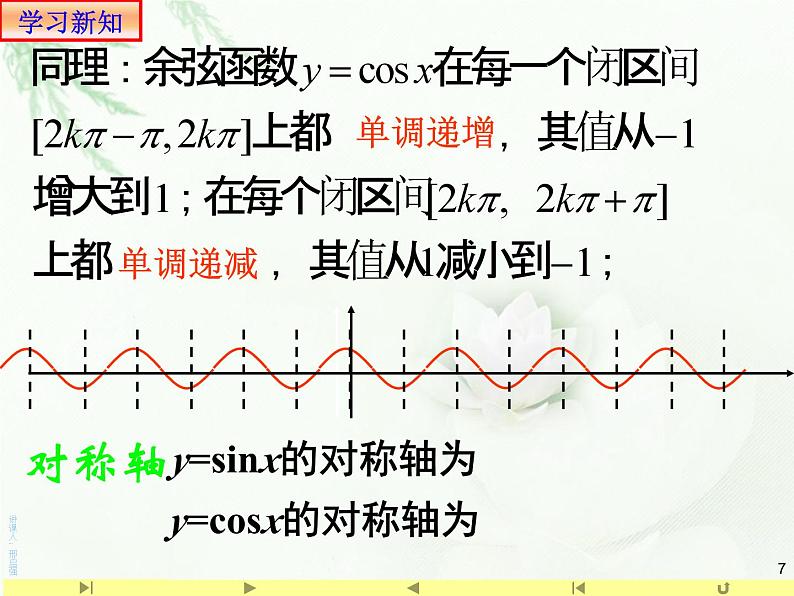 5.4.2正弦函数、余弦函数的性质2课件PPT07