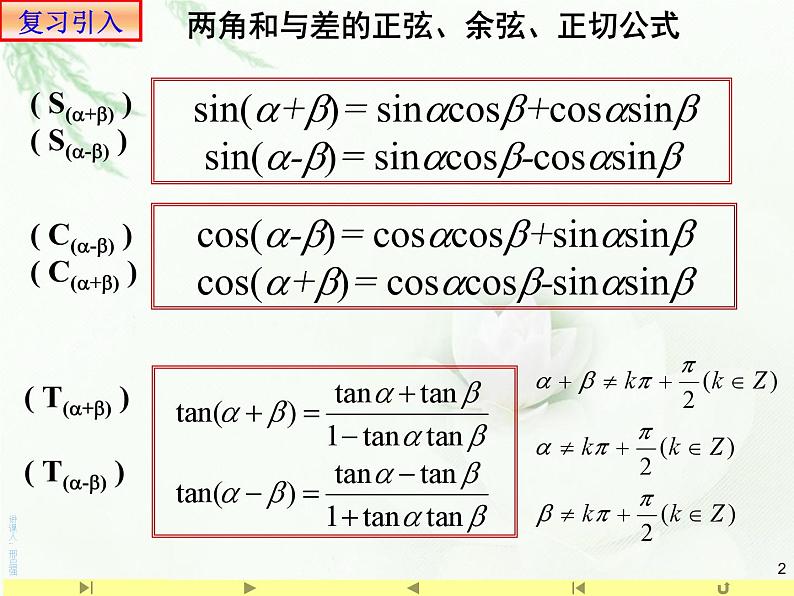 5.5.1二倍角的正弦、余弦、正切公式 课件02
