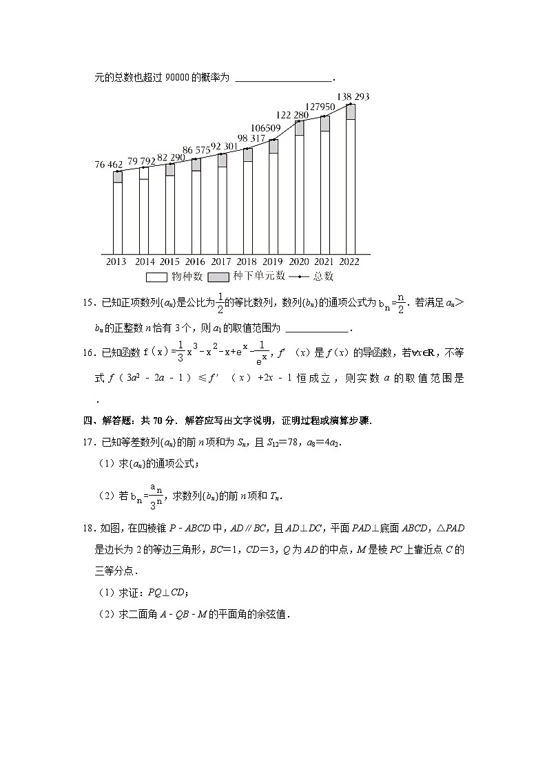 2022-2023学年河南省南阳市六校高二（下）期末数学试卷03