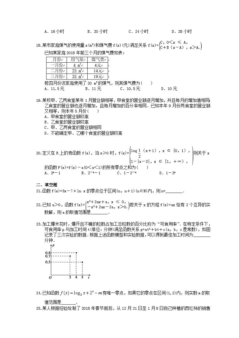 高考数学二轮复习题海集训07 函数的应用（30题含答案）第3页