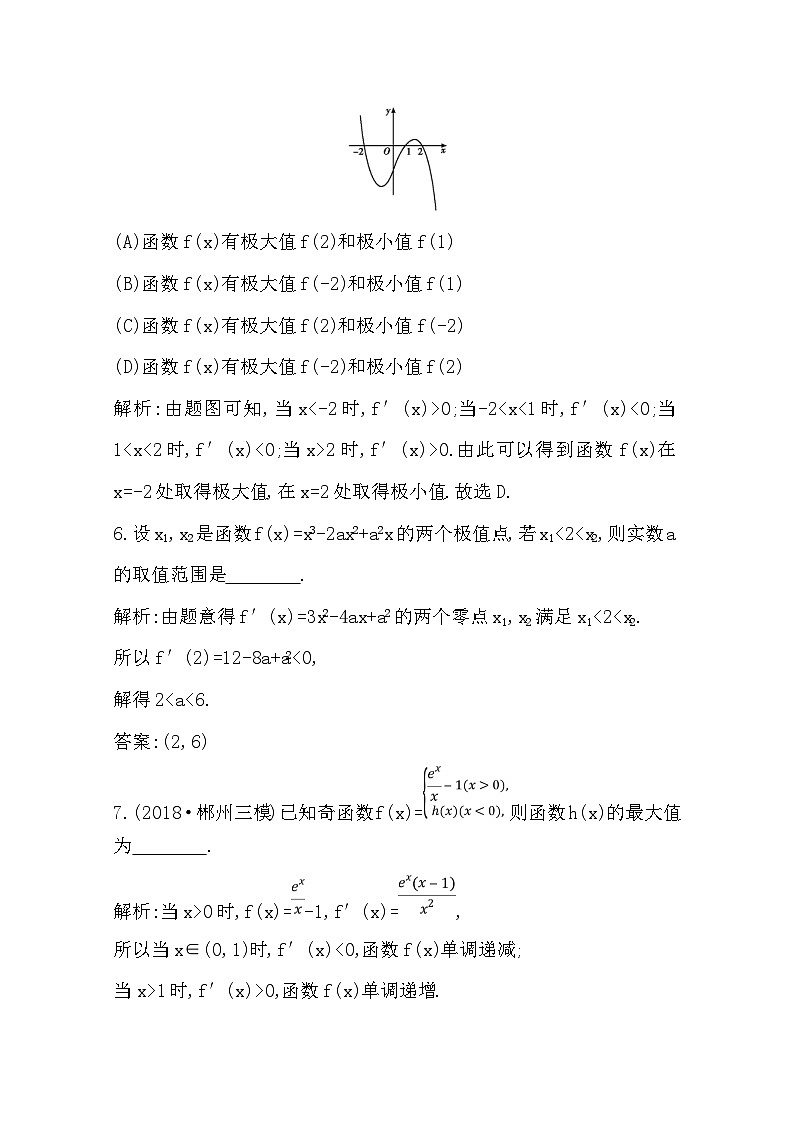 高考数学一轮复习 精选习题：第十三篇　导数及其应用 第11节　导数在研究函数中的应用第二课时　导数与函数的极值、最值 Word版含解析 (NXPowerLite)03