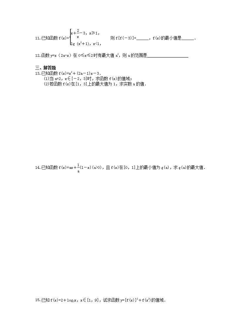 高考数学一轮复习考点测试刷题本05 函数的定义域和值域（含答案解析）第2页
