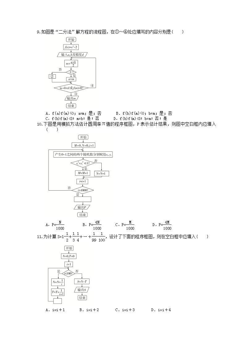 高考数学一轮复习考点测试刷题本38 算法初步与程序框图（含答案解析）第3页