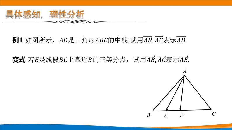 新人教A版高中数学必修二《6.3.1平面向量基本定理》课件08