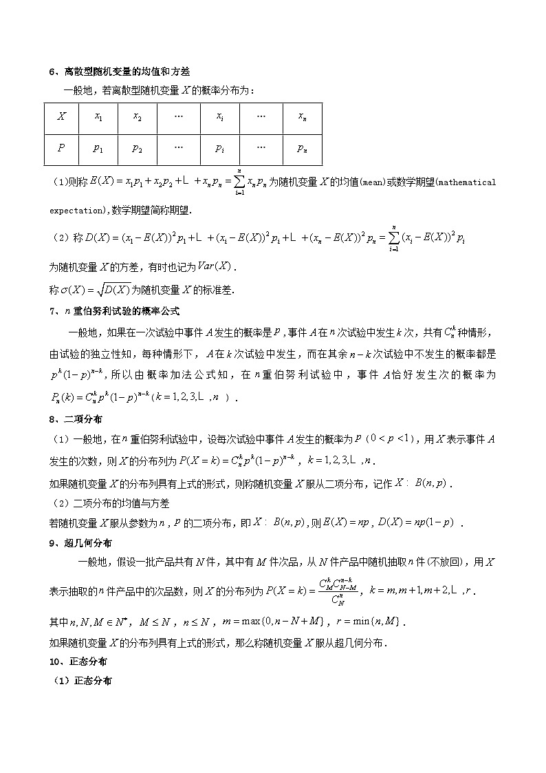 第3讲 概率及随机变量的分布列-【冲刺双一流】备战2023年高考数学二轮复习核心专题讲练（新高考版）03