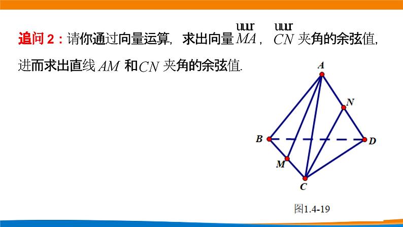 新人教A版高中数学选择性必修一《1.4.2用空间向量研究距离、夹角问题（第2课时）》课件06
