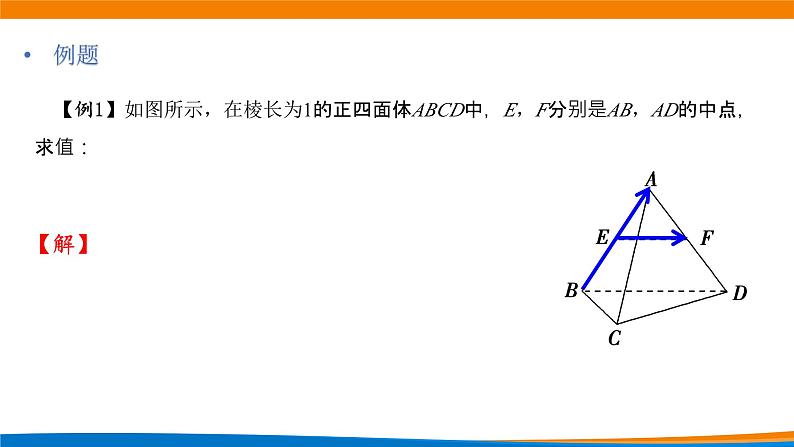 新人教A版高中数学选择性必修一《1.1.2空间向量的数量积（第1课时）》课件第6页