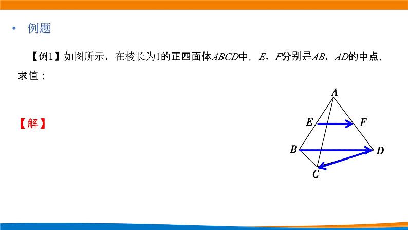 新人教A版高中数学选择性必修一《1.1.2空间向量的数量积（第1课时）》课件第7页