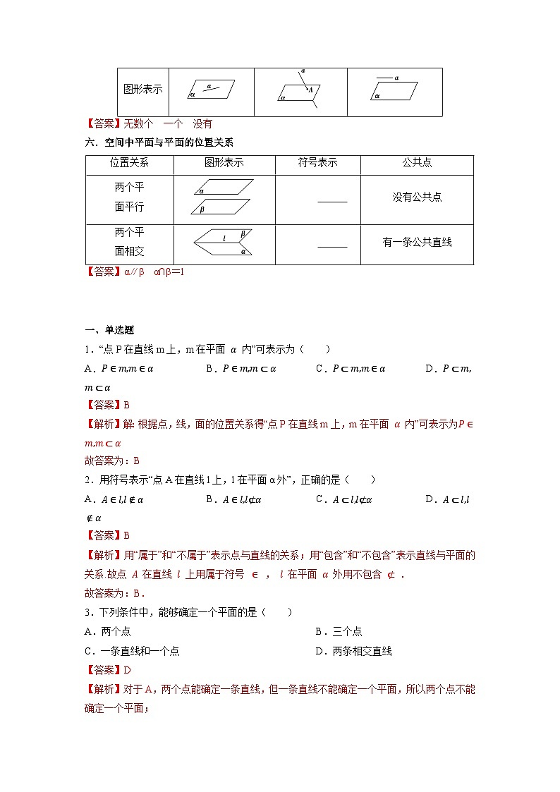 【同步导学案】高中数学人教A版(2019)必修第二册--8.4 空间点、直线、平面之间的位置关系 导学案（原卷版+解析版）03