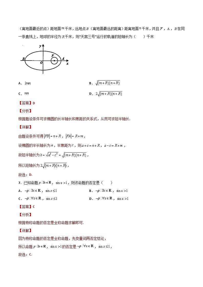 高二（上）第三次月考测试卷（A卷 基础巩固）（解析版）-高二数学上学期精品讲义（人教A版）第3页