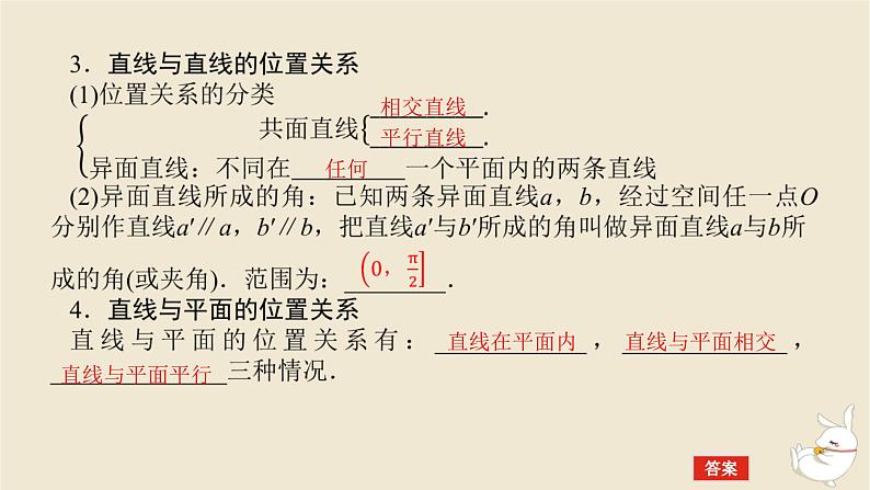2024版新教材高考数学全程一轮总复习第七章立体几何第二节空间点直线平面的位置关系课件第6页