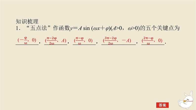 2024版新教材高考数学全程一轮总复习第四章三角函数与解三角形第六节函数y＝Asinωx+φ的图象及应用课件05