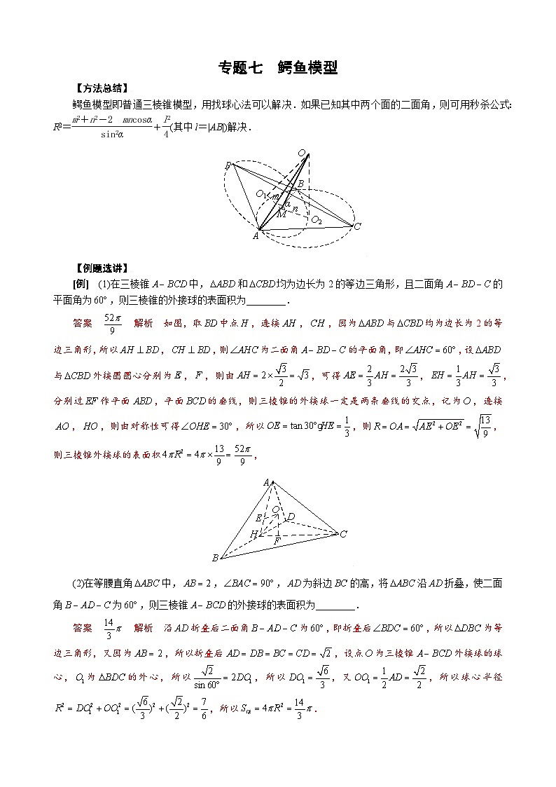 专题七 鳄鱼模型(原卷版)第1页
