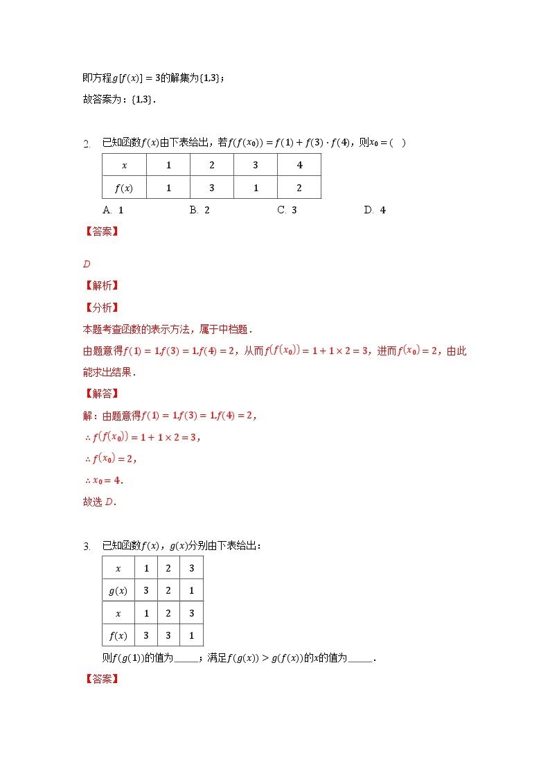 【同步讲义】（苏教版2019）高中数学必修一：第09讲 函数表达式 讲义02