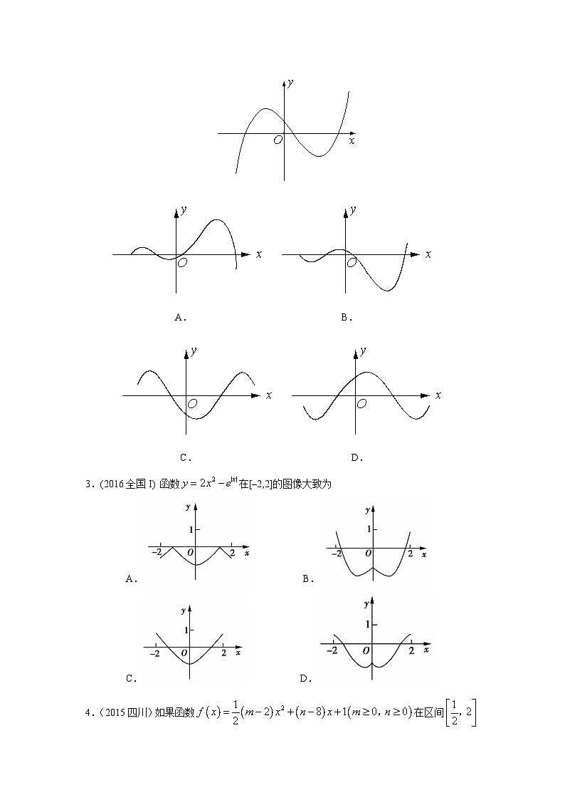 2024届高考第一轮复习：理科数学2010-2018高考真题分类训练之专题三  导数及其应用第八讲导数的综合应用03