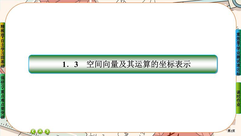 第一章-3.2 空间向量运算的坐标表示（课件PPT）02