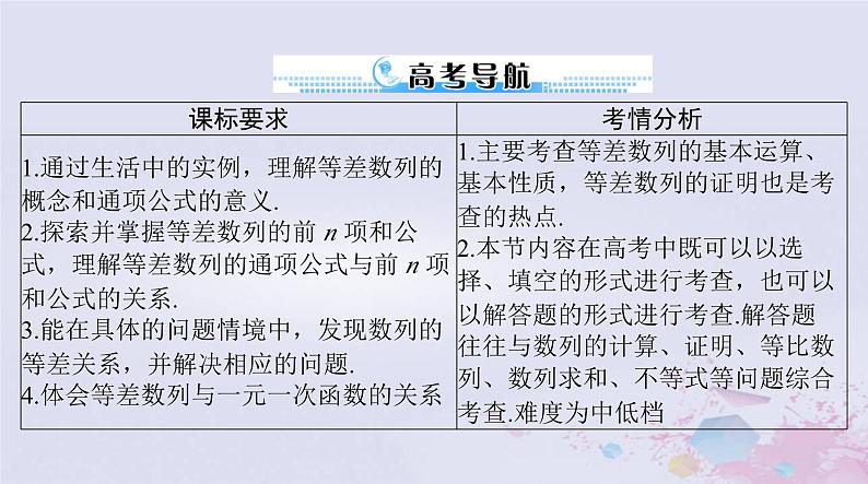 2024届高考数学一轮总复习第四章数列第二讲等差数列及其前n项和课件第2页