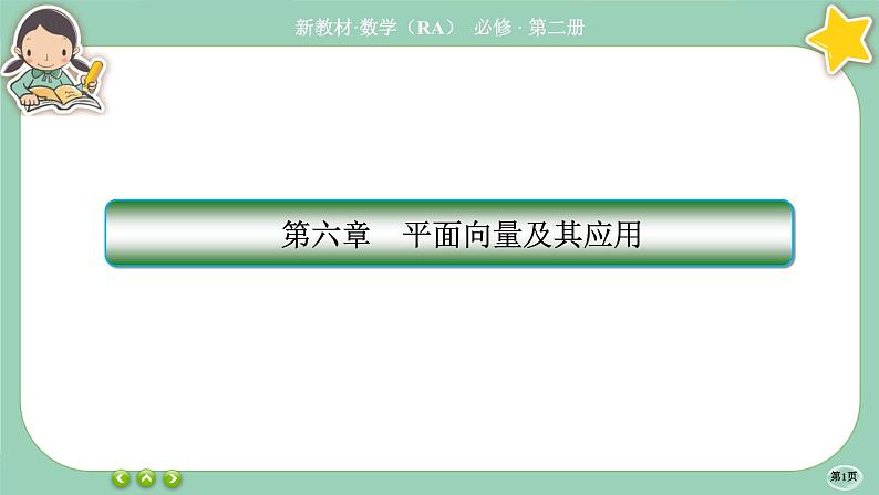人教A版必修二 第六章章末总结（课件PPT）01