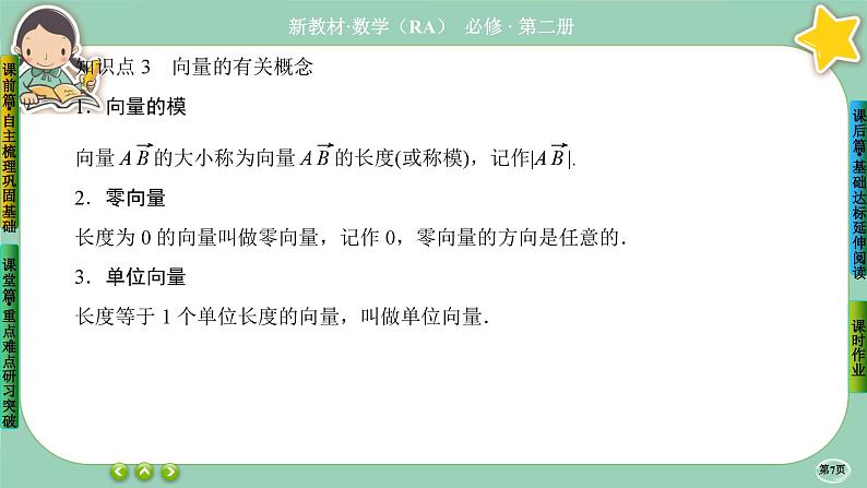 人教A版必修二6.1《平面向量的概念》课件PPT07