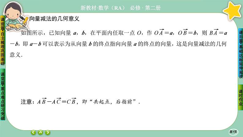 人教A版必修二6.2《平面向量的运算》(第2课时) 课件PPT07