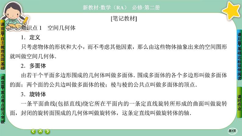 人教A版必修二8.1《基本立体图形》(第1课时) 课件PPT05