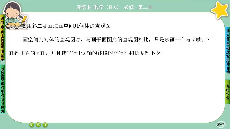 人教A版必修二8.2《立体图形的直观图》课件PPT06