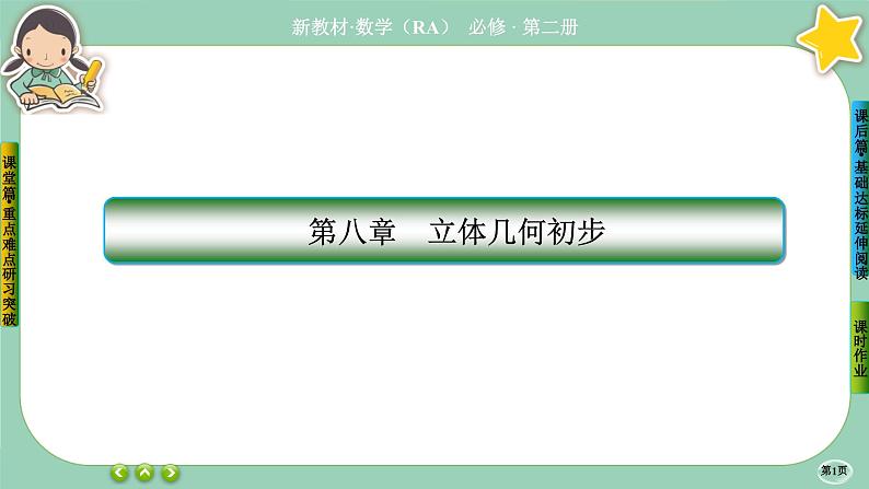 人教A版必修二8.6《空间直线、平面的垂直》(第3课时) 课件PPT01