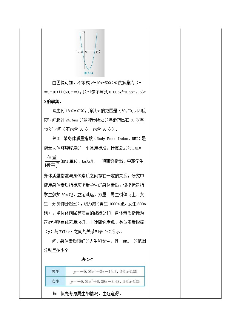 【中职专用】高中数学 （北师大版2021）基础模块上册2.5.2不等式与复杂实际问题（教案）03