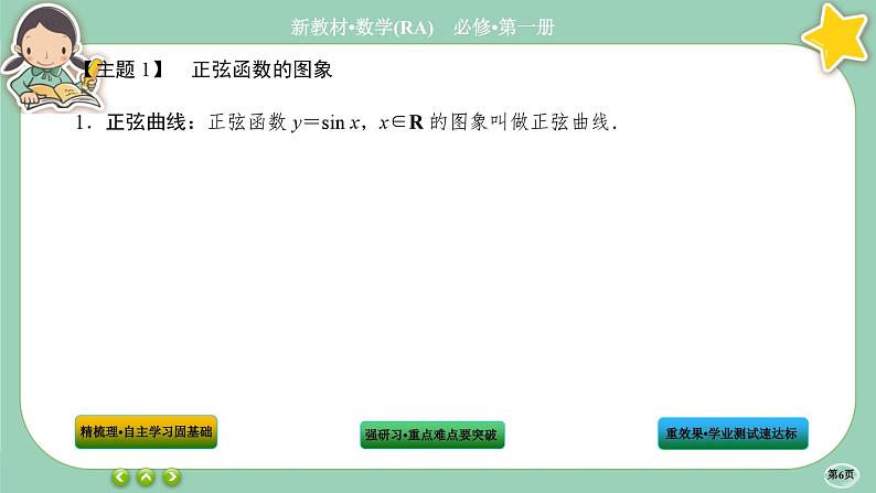 人教A版数学必修一5.4《三角函数的图象与性质》(第1课时)课件PPT06