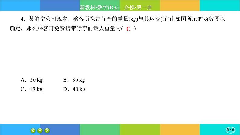 人教A版数学必修一3.1《函数的概念及其表示》(第3课时)练习课件PPT05