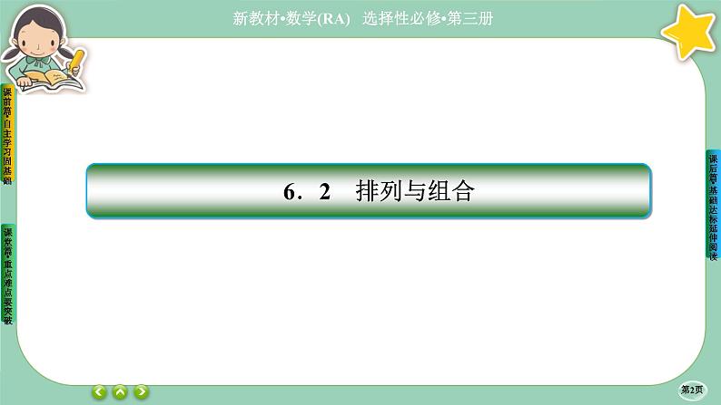 人教A版数学选修三6.2《排列与组合》(第3课时) 课件PPT第2页