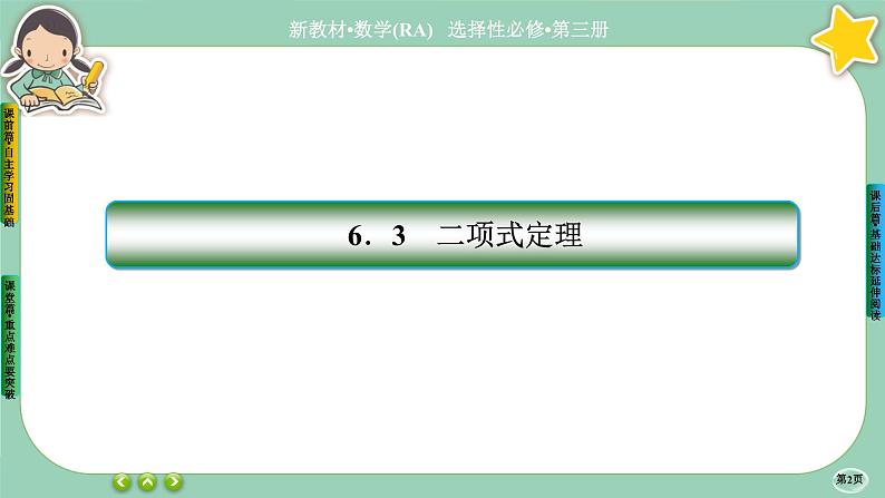 人教A版数学选修三6.3《二项式定理》(第2课时) 课件PPT02