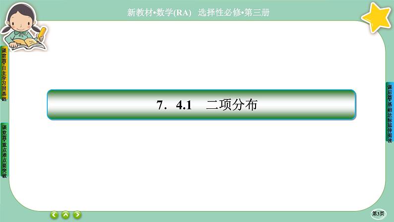人教A版数学选修三7.4《二项分布与超几何分布》(第1课时) 课件PPT03
