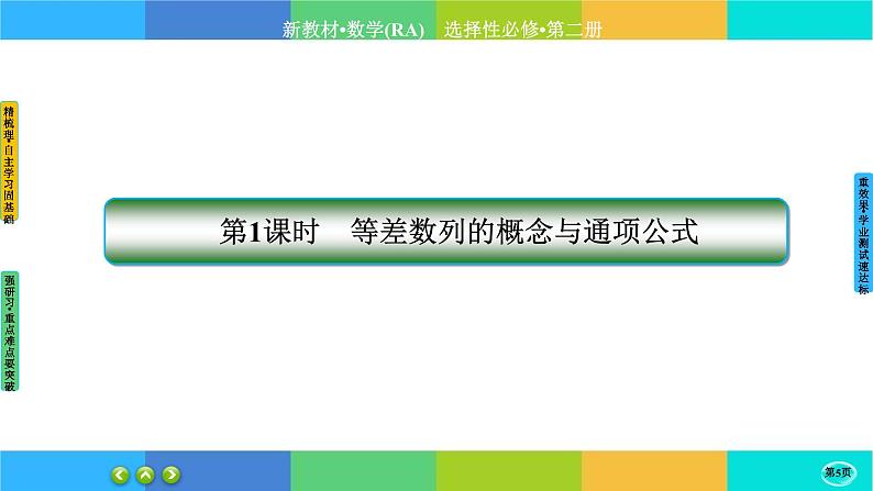 人教A版数学选修二 4.2.1《等差数列的概念》(第1课时)课件PPT05
